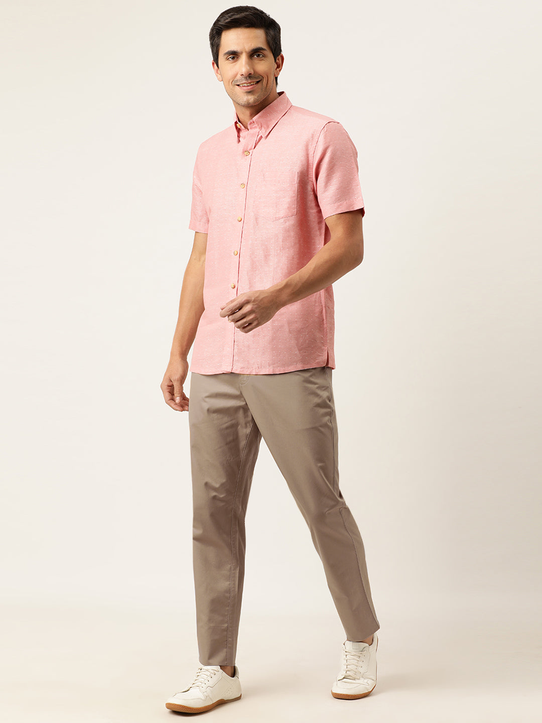 Trousers Burnt Umber Premium Men's Smart Casual Store
