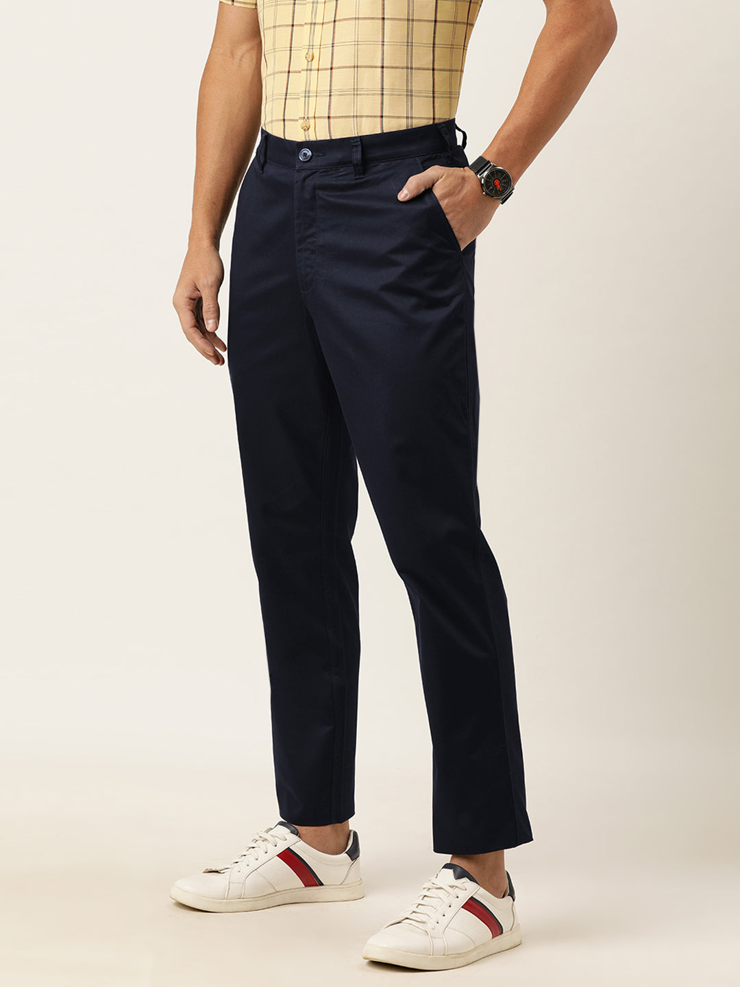 Trousers Burnt Umber Premium Men's Smart Casual Store