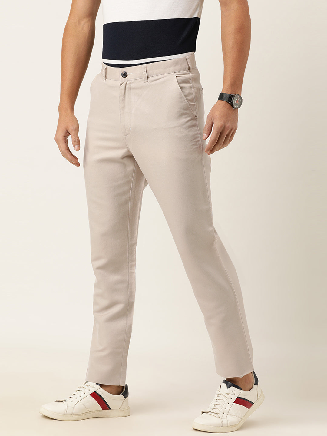 Trousers Burnt Umber Premium Men's Smart Casual Store